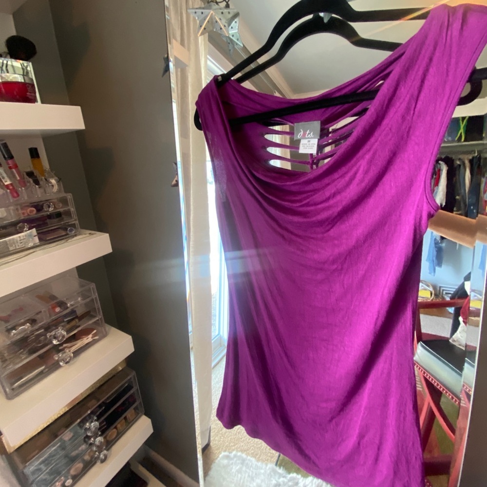Purple night out shirt